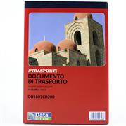 BLOCCO DOCUMENTO DI TRASP.2 COPIE 21,5X14,8 DU1607CD200
