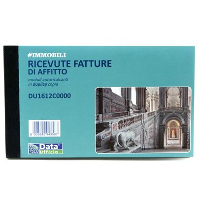 BLOCCO RICEVUTE D'AFFITTO FF.50+50 10X16,8 CM DU1612C000