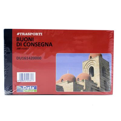 BLOCCO BUONI CONSEGNA 10X16,8 FF.100 DU161420000