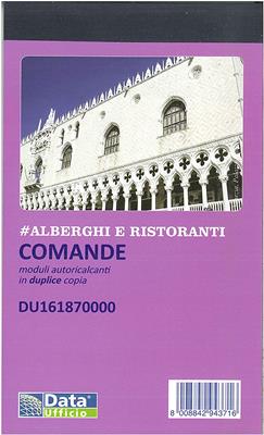 BLOCCO COMANDE 2 COPIE 16,8X10 FF.25+25 161870000