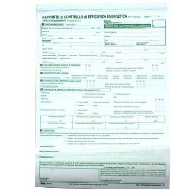RAPPORTO DI CONTROLLO EFFIC.ENERGETICA TIPO 3 ALLEG.IV