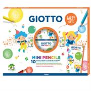 GIOTTO MIN PENCIL PARTY SET 10X6