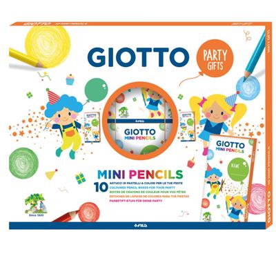 GIOTTO MIN PENCIL PARTY SET 10X6