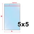 BUSTE ZIP 5X5 PZ.100 RICHIUDIBILI