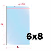 BUSTE ZIP 6X8 PZ.100 RICHIUDIBILI
