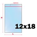 BUSTE ZIP 12X18 PZ.100 RICHIUDIBILI