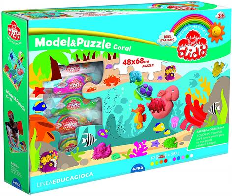 DIDO'MODEL & PUZZLE CORAL CM 25X35