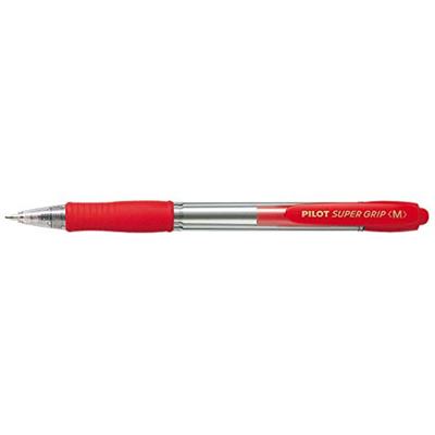 PENNE PILOT SUPER GRIP PUNTA A SFERA MEDIA ROSSA BPGP-10