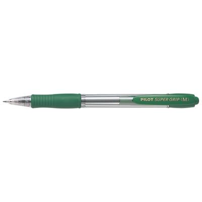 PENNE PILOT SUPER GRIP PUNTA A SFERA MEDIA VERDE BPGP-10