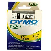 NASTRI DYMO D2 12X10 MT 61210 NERO SU TRASPARENTE