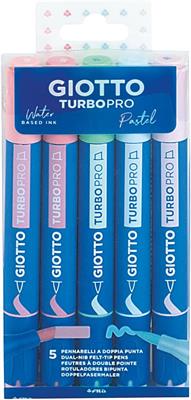 PENNARELLI GIOTTO TURBO PRO 5 PEZZI PASTEL
