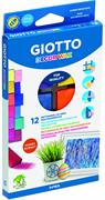 PASTELLI A CERA GIOTTO DECOR WAX 12 PEZZI