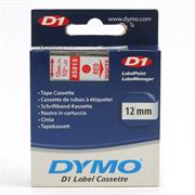 NASTRI DYMO D1 MM.12 X 7 ROSSO/BIANCO