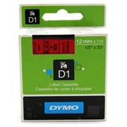 NASTRI DYMO D1 MM.12 X 7 NERO/ROSSO