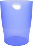CESTINO GETTACARTE LINICOLOR TRASLUCIDO BLU GHIACCIO