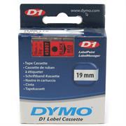 NASTRI DYMO D1 MM.19 X 7 NERO/ROSSO 45807