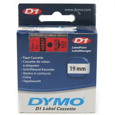 NASTRI DYMO D1 MM.19 X 7 NERO/ROSSO 45807
