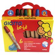 ASTUCCI 6 MATITONI GIOTTO BEBE'