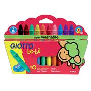 PASTELLONI CERA GIOTTO BE-BE' PZ.10