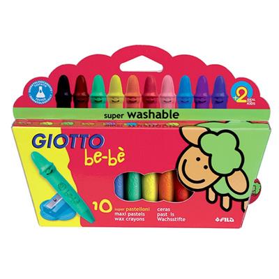 PASTELLONI CERA GIOTTO BE-BE' PZ.10
