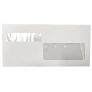 BUSTE BIANCHE 11X23 2 FINESTRE C/STRIP PZ.500