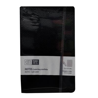 NOTES SOFT NERO 13X21 62011