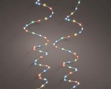 MICRO LED LUCI EXTRA DENSE L159CM ARGENTO LUCI MULTICOL