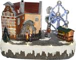 SCENARIO A LED POLIRESINA BRUXELLES 29X22CM 67LED