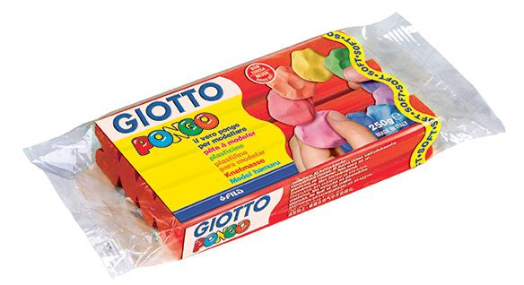 PLASTILINA PONGO GR.250 ROSSO