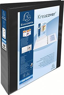 RACCOGLITORI PERSONALIZZABILI 32X28 4 ANELLI D.40 NERI