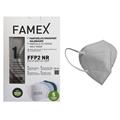 MASCHERINA FFP2 FAMEX GRIGIO
