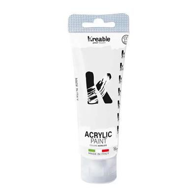 TEMPERA ACRILICA KREABLE 75ML BIANCO 01 0906