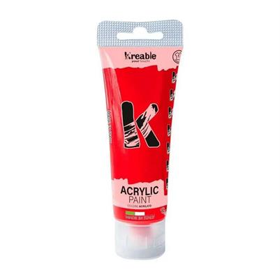 TEMPERA ACRILICA KREABLE 75ML ROSSO CARMINO 10 0906