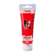 TEMPERA ACRILICA KREABLE 75ML ROSSO CARMINO 10 0906