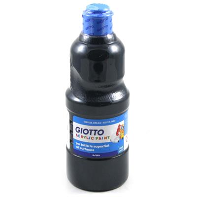 TEMPERA GIOTTO ACRILICA ML.500 NERO