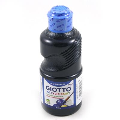 TEMPERA GIOTTO ACRILICA ML.250 NERO
