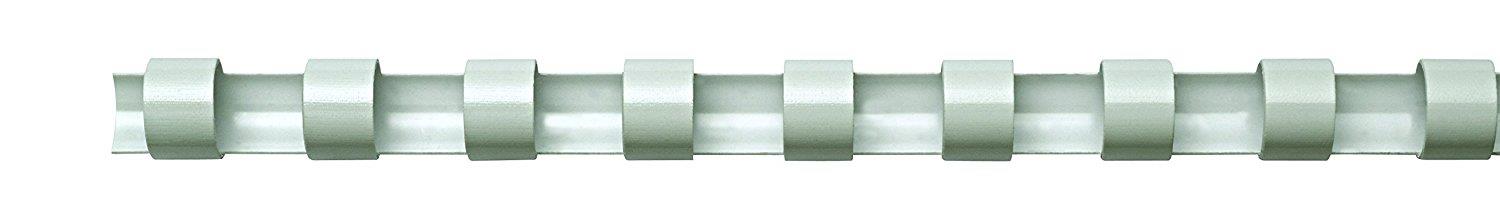 SPIRALI PLASTICA 16MM BIANCO PZ.100