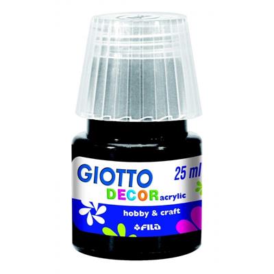 GIOTTO DECOR ACRYLIC 25ML NERO