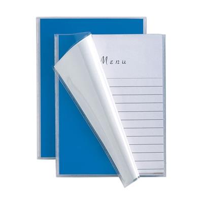 PORTAMENU PERSONALIZZABILE 18X24 4FF BLU