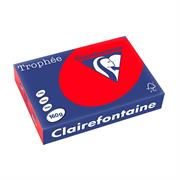 CARTA TROPHEE A4 GR.160 ROSSO CORALLO