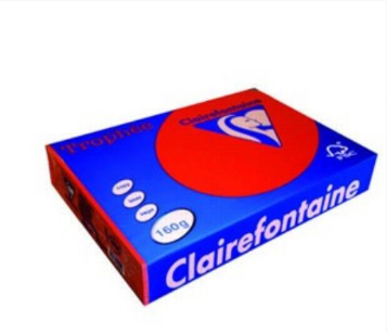 CARTA TROPHEE A4 GR.160 ROSSO CARDINALE