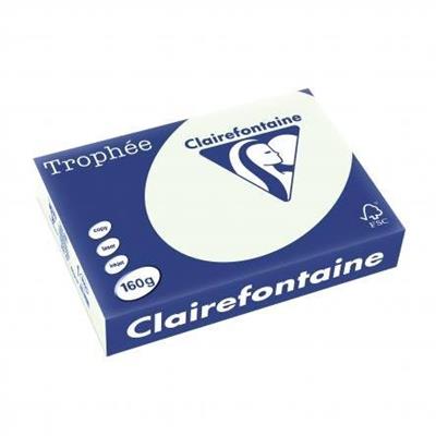 CARTA TROPHEE A4 GR.160 VERDE PALLIDO 250 FOGLI