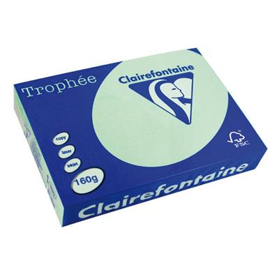 CARTA TROPHEE A4 GR.160 250 FOGLI VERDE NATURA 1120