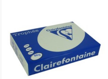 CARTA TROPHEE A3 GR.80 VERDE PALLIDO 500 FOGLI
