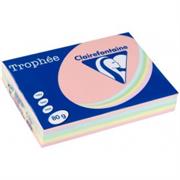 CARTA TROPHEE A4 GR.80 500 FOGLI ASSORTI PASTELLO 1703
