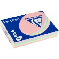 CARTA TROPHEE A4 GR.80 500 FOGLI ASSORTI PASTELLO 1703