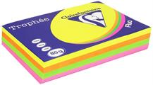 CARTA TROPHEE A4 GR.80 FLUO ASSORTITI 500 FOGLI