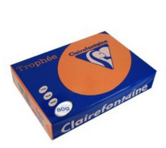 CARTA TROPHEE A4 GR.80 ARANCIO VIVO 500 FOGLI