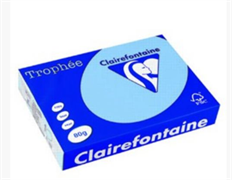 CARTA TROPHEE A4 GR.80 AZZURRO ALISEO 500 FOGLI