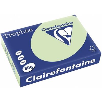 CARTA TROPHEE A4 GR.80 VERDE GOLF 500 FOGLI